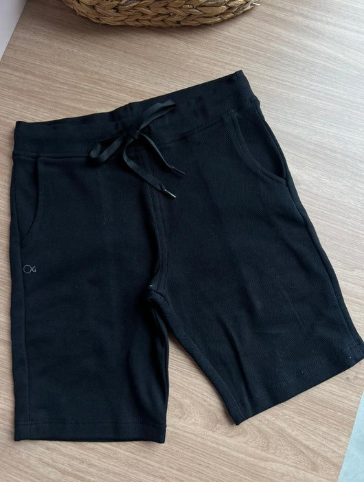 BERMUDA MOLETOM COM CADARÇO E BOLSOS MENINO OGOCHI