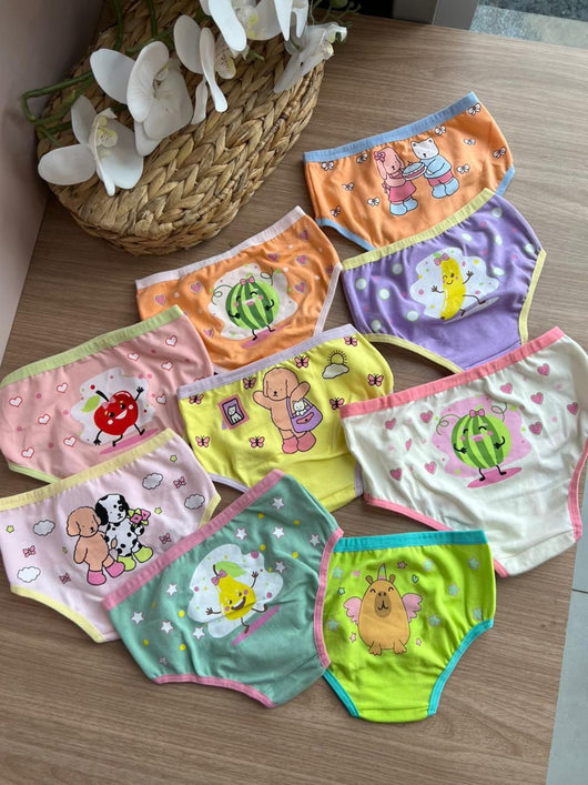 CALCINHA ALGODÃO LAÇO BANANA MENINA LUI BAMBINI