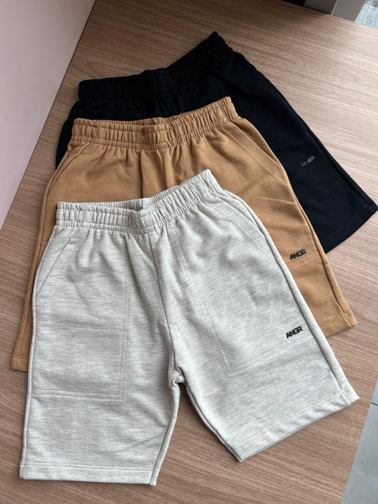 BERMUDA CADARÇO BOLSOS LOGO RELEVO MENINO ANGERÔ