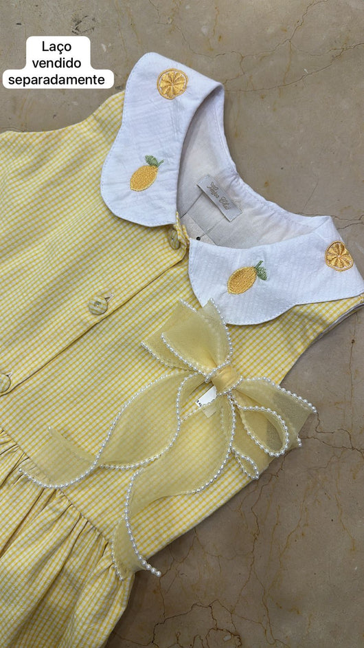 VESTIDO REGATA XADREZ ANARRUGA MENINA ANJOS BABY