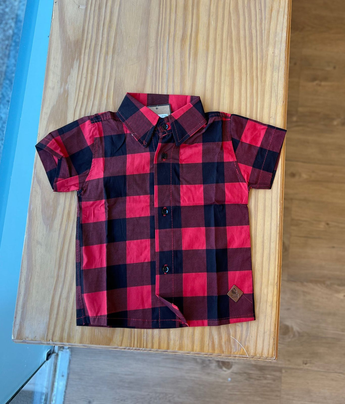 CAMISA XADREZ MANGA CURTA UNISSEX LUI BAMBINI