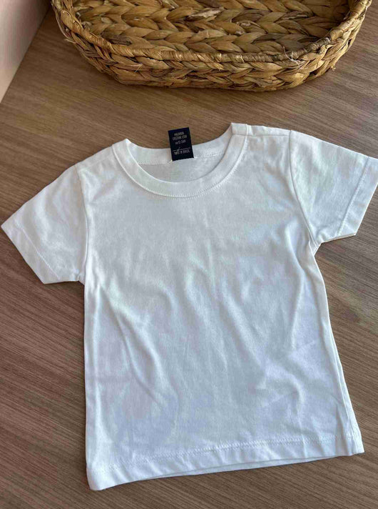 CAMISETA MANGA CURTA LISA GOLA REDONDA MENINO BEE LOOP