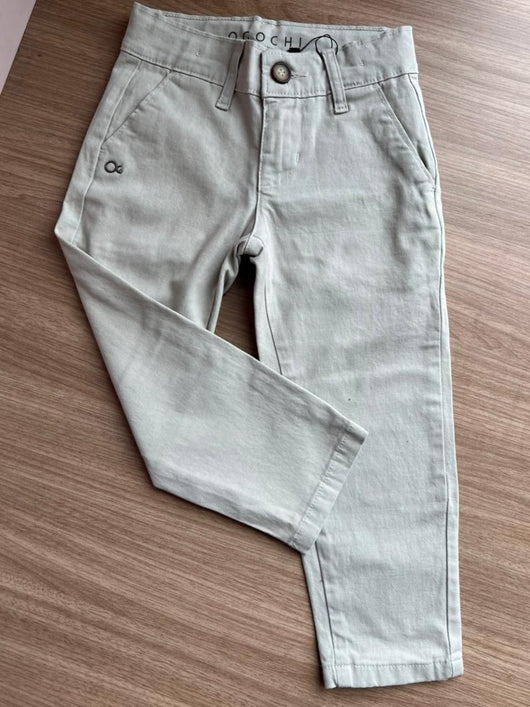CALÇA SARJA BÁSICA BOLSO FACA SKINNY MENINO OGOCHI
