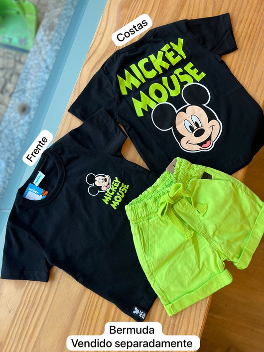CAMISETA MANGA CURTA MICKEY MOUSE PISCANDO MENINO FAKINI