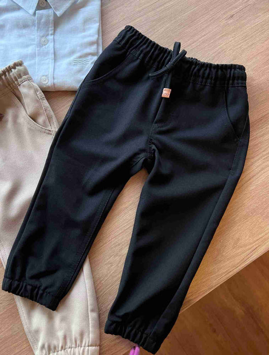 CALÇA JOGGER SARJA BOLSO MENINO ANJOS BABY