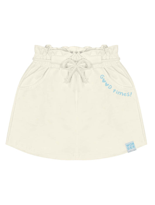 SHORT SAIA MOLETOM COM BOLSOS E CORDÃO GOOD TIMES MENINA CATAVENTO