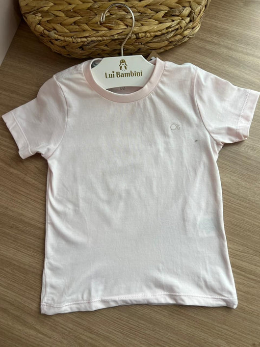CAMISETA MANGA CURTA GOLA REDONDA COM BORDADO MENINO OGOCHI