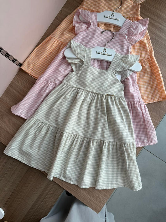 VESTIDO REGATA XADREZ MENINA PULLA BULLA