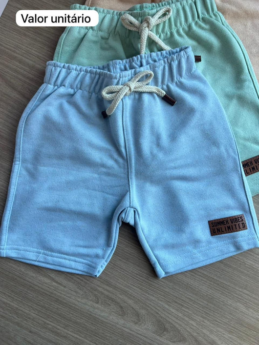 BERMUDA MOLETOM MENINO PULLA BULLA