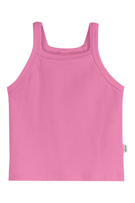 BLUSA ALÇA CANELADA LISA BÁSICO MENINA ELIAN