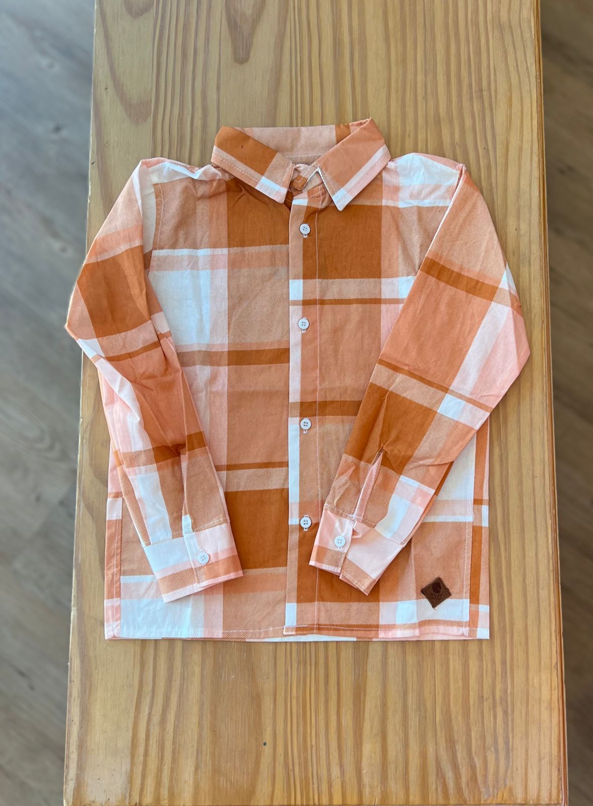 CAMISA XADREZ MANGA LONGA UNISSEX LUI BAMBINI