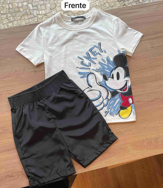 CONJUNTO MC MICKEY MOUSE JOIA E BERMUDA MENINO YOUCCIE