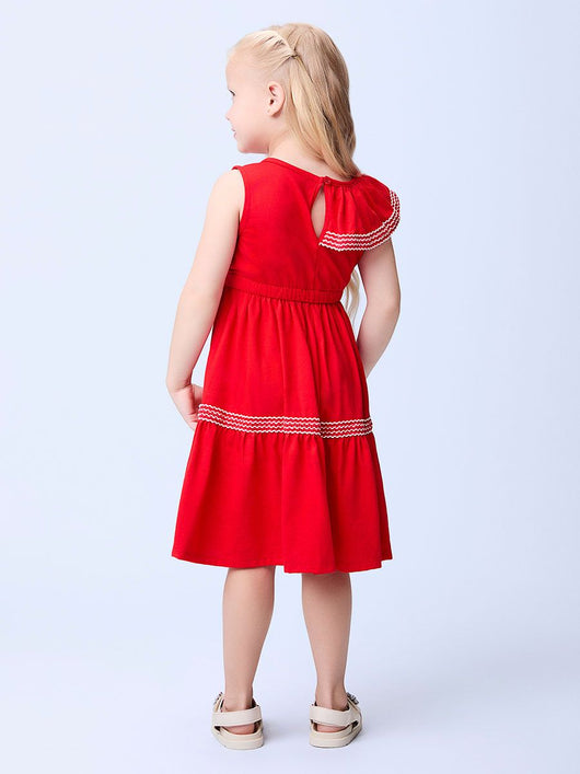 VESTIDO REGATA COM BABADO E PINGENTE MENINA MOMI PRO30