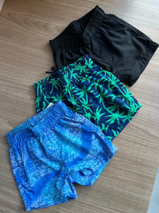 BERMUDA NYLON TACTEL COMFORT BOLSO COQUEIROS MENINO HAVE FUN