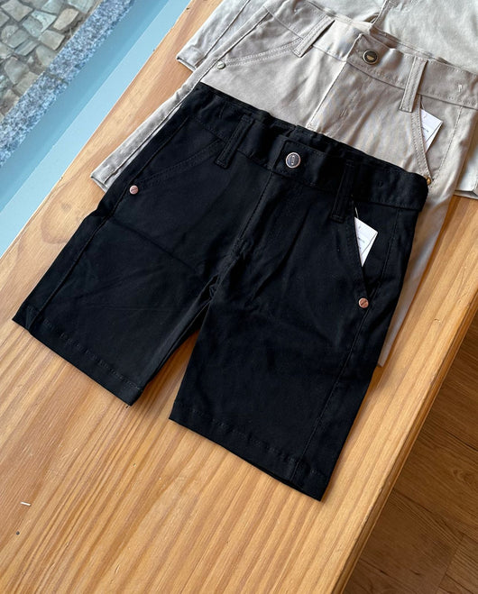 BERMUDA BRIM COM AJUSTE E BOLSOS MENINO LUI BAMBINI