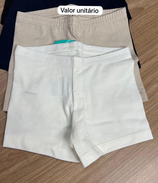 SHORT LISO BÁSICO PARA USAR EMBAIXO DA SAIA MENINA ELIAN