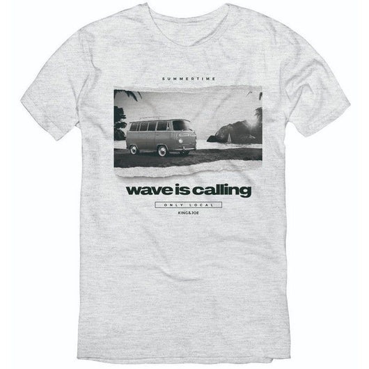 CAMISETA MANGA CURTA KOMBI WAVE IS CALLING MENINO KING&JOE 40PRO50