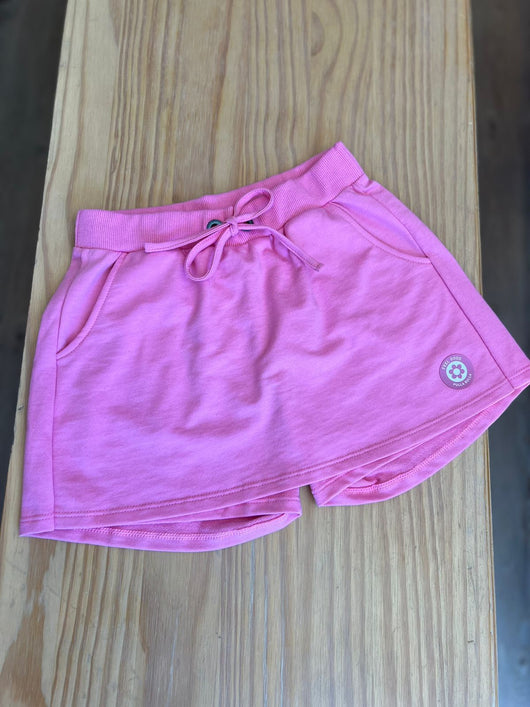 SHORT SAIA MOLETOM COM BOLSOS E CORDÃO FEEL GOOD MENINA PULLA BULLA