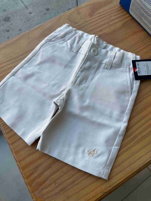 BERMUDA SOCIAL COM AJUSTE BOLSO E BORDADO MENINO POLO INFANTI