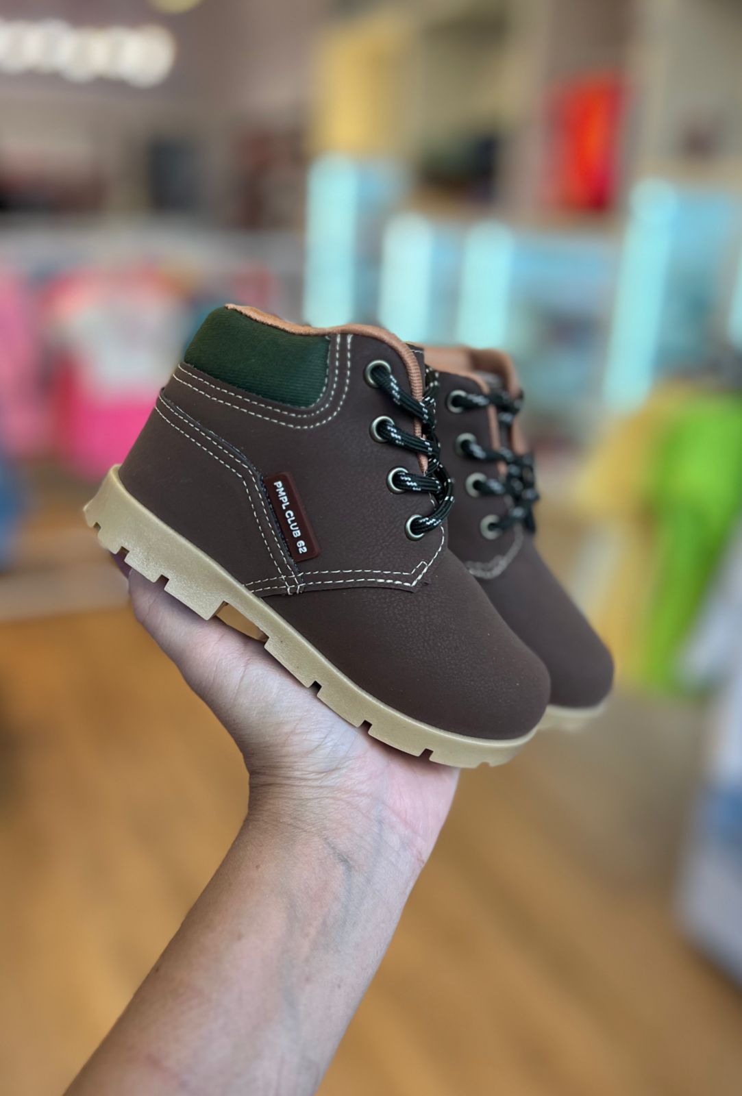 BOTA AVENTURA CLUB 62 COM CANO ALTO E CADARÇO MENINO PIMPOLHO