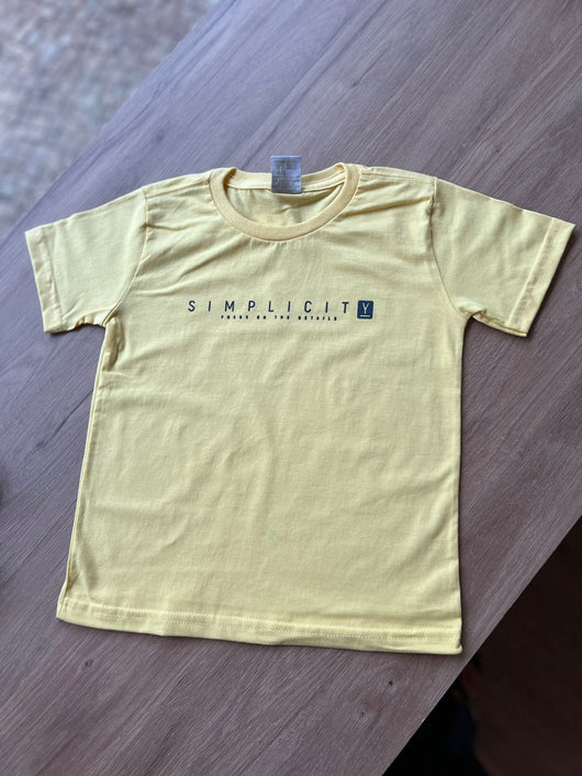 CAMISETA MANGA CURTA SIMPLICITY EM RELEVO MENINO PULLA BULLA