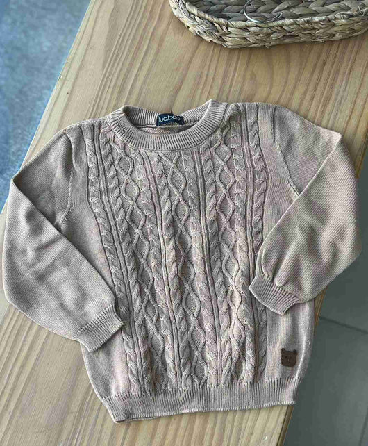 SUÉTER MANGA LONGA TRICOT MENINO LUC BOO