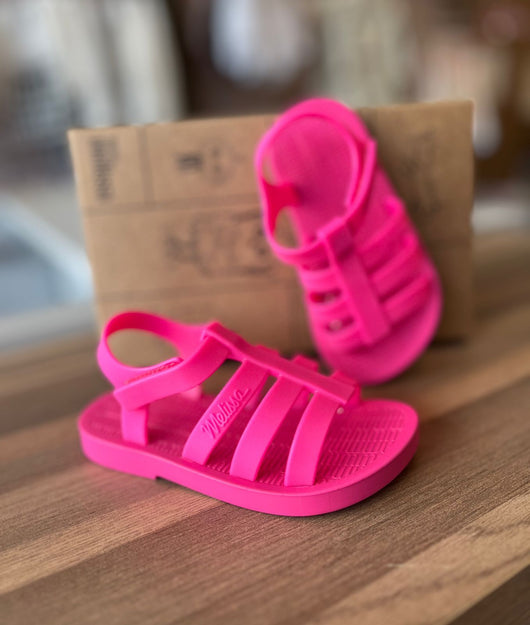 SANDÁLIA MINI MELISSA TIRAS SUN COM VELCRO MENINA MELISSA