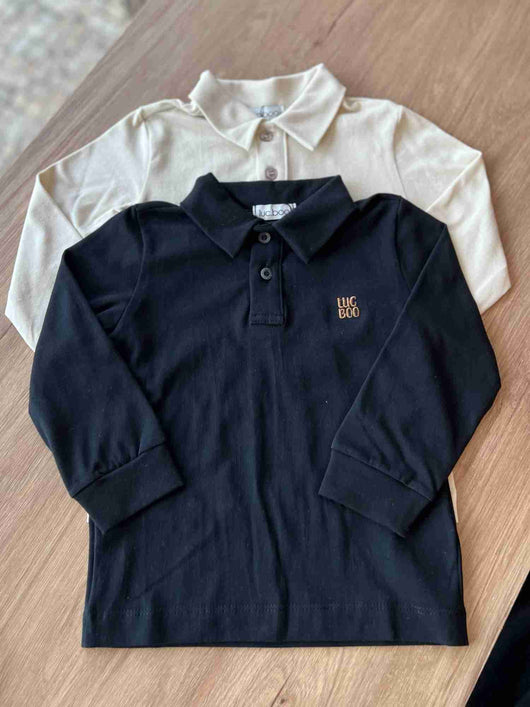CAMISA POLO MANGA LONGA MENINO LUC BOO