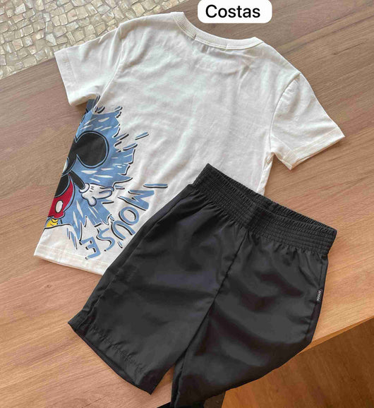 CONJUNTO MC MICKEY MOUSE JOIA E BERMUDA MENINO YOUCCIE