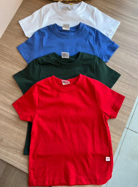 CAMISETA MC LISA BASICA MENINO HAVE FUN