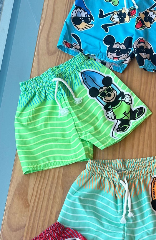BERMUDA MICKEY MOUSE E PRANCHA UV50+ MENINO FAKINI