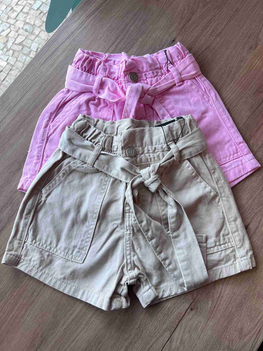 SHORT SARJA BOLSOS MENINA FAKINI