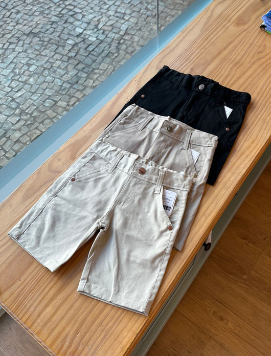BERMUDA BRIM COM AJUSTE E BOLSOS MENINO LUI BAMBINI