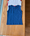 CAMISETA REGATA BASICA LISA MENINO KYLY