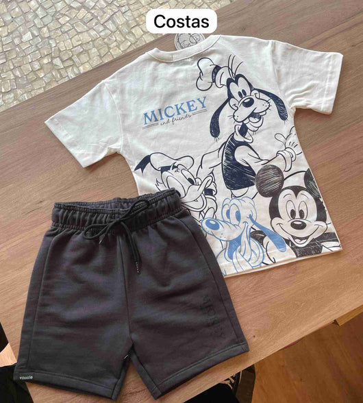 CONJUNTO MC FRIENDS PATETA DONALD PLUTO E BERMUDA MENINO YOUCCIE