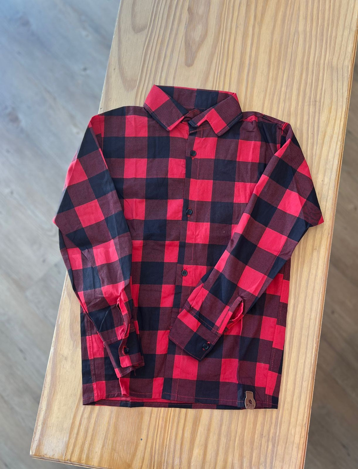 CAMISA XADREZ MANGA LONGA UNISSEX LUI BAMBINI