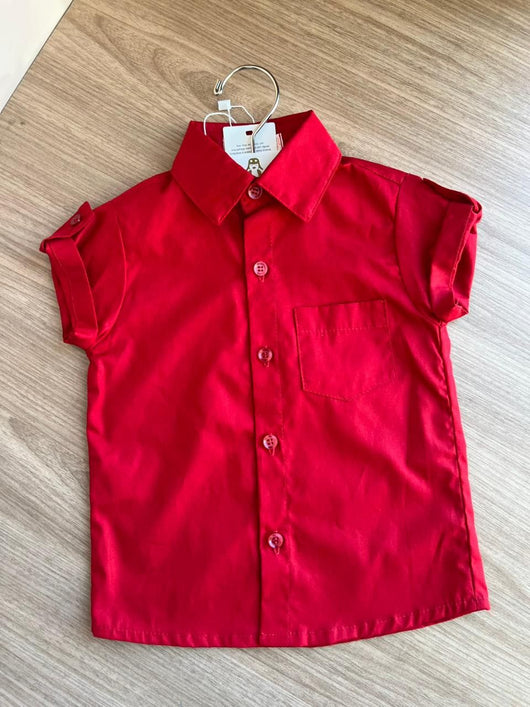 CAMISA MANGA CURTA BOLSO MENINO LUI BAMBINI