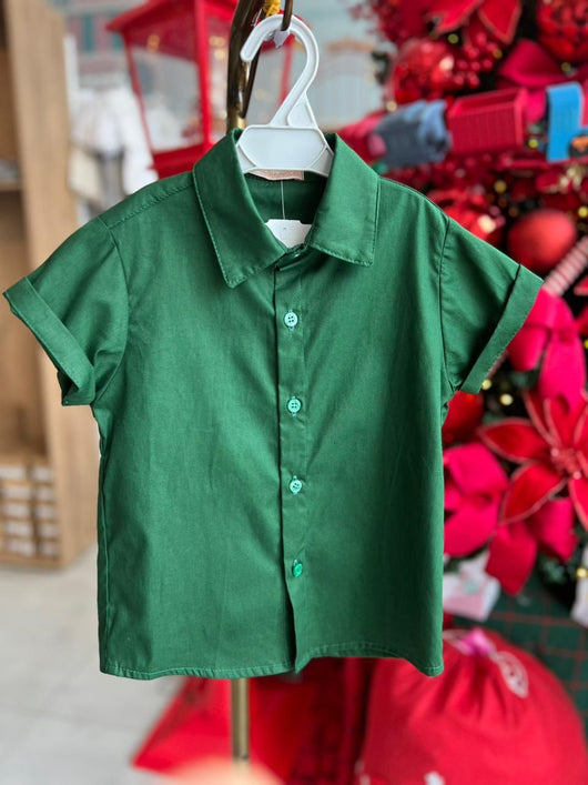 CAMISA MANGA CURTA BOLSO MENINO LUI BAMBINI