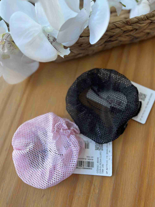ACESSORIO DE CABELO EM TELA BALÉ BALLET TOUCA COQUE MENINA INFANTI