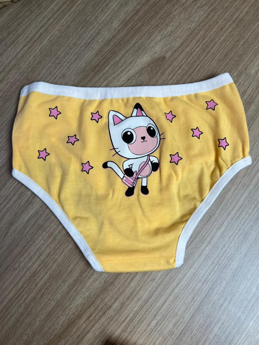 CALCINHA ALGODÃO GATINHA ESTRELA MENINA LUI BAMBINI