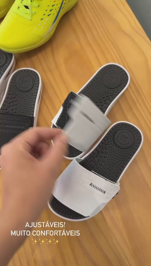 SANDÁLIA SLIDE COM VELCRO MENINO MOLEKINHO