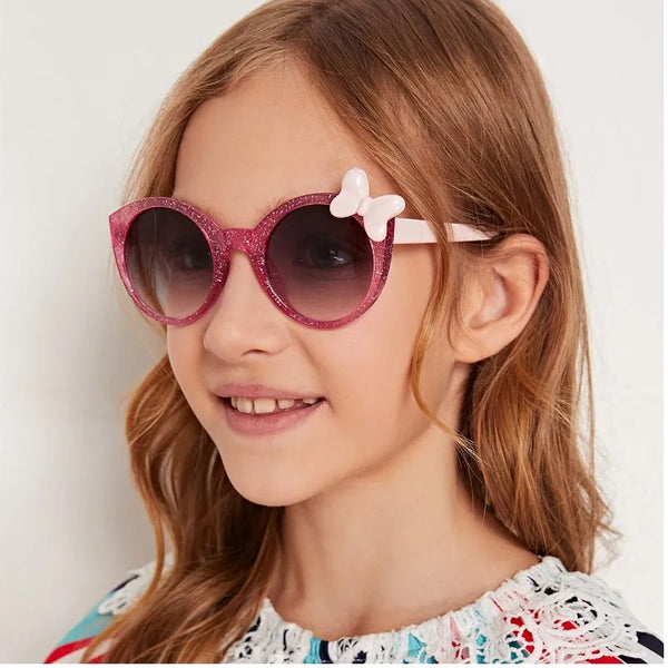 ÓCULOS SOL UV 400 GLITTER LAÇO MENINA LUI BAMBINI