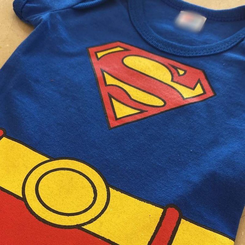 BODY MC SUPER HOMEM MENINO LUI BAMBINI - BODY MENINO - cf-cor-azul - MENINO