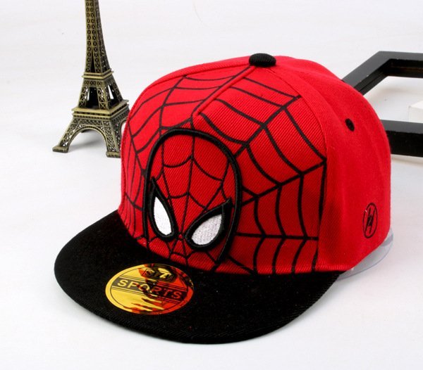 BONÉ HOMEM ARANHA BORDADO MENINO LUI BAMBINI - ACESSORIO MENINO - BONE MENINO - cf-cor-azul