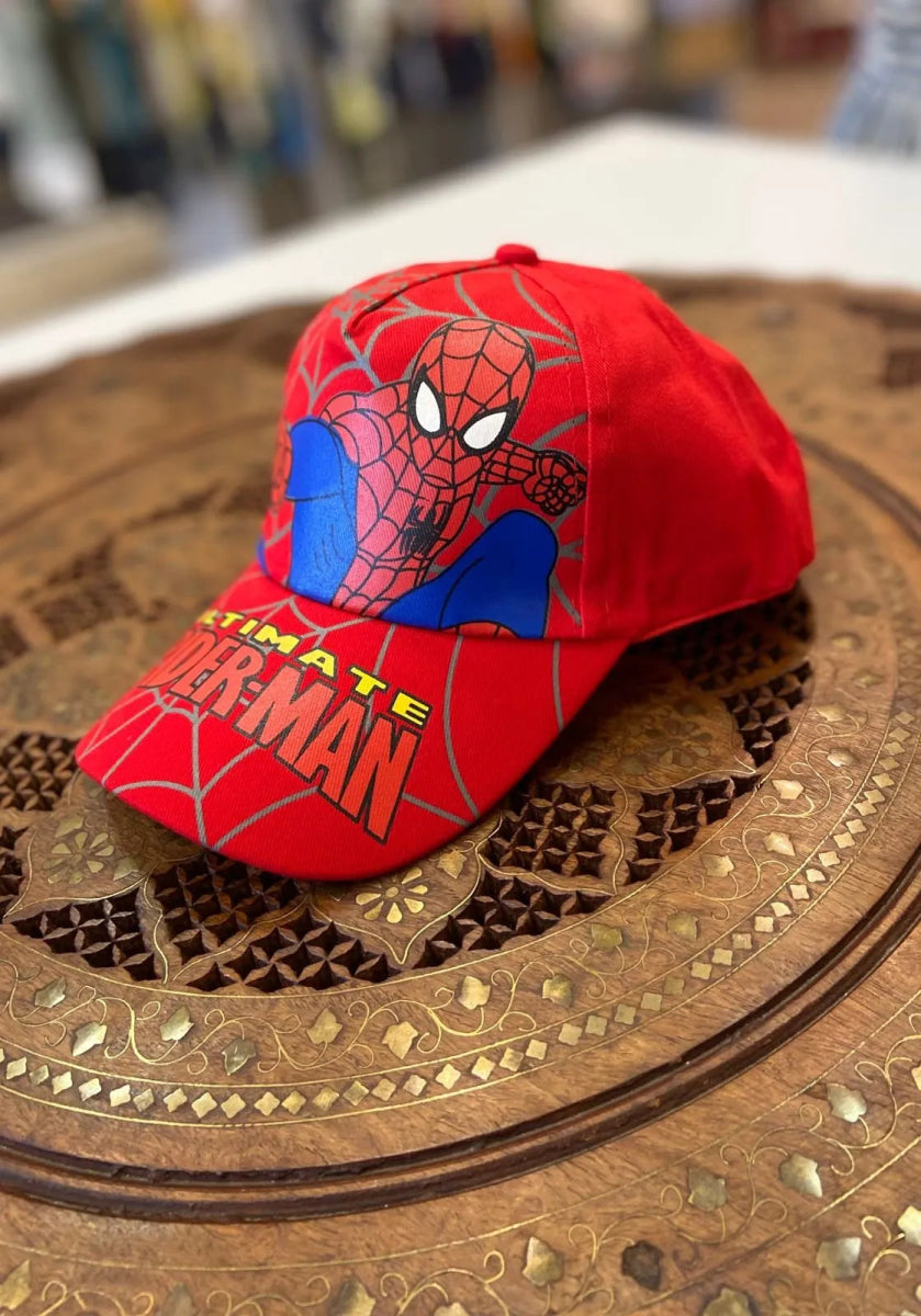 BONÉ SILKADO ULTIMATE HOMEM ARANHA MENINO LUI BAMBINI - ACESSORIO MENINO - BONE MENINO - cf-cor-vermelho