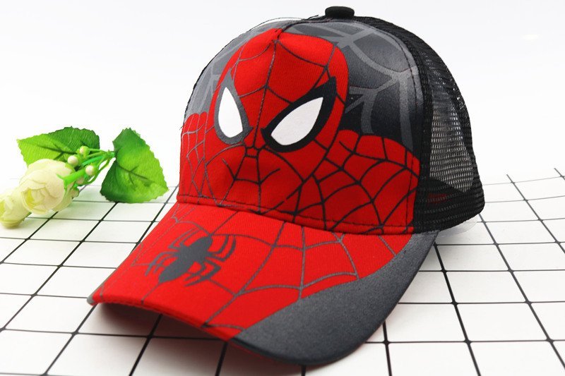 BONÉ TELADO HOMEM ARANHA MENINO LUI BAMBINI - ACESSORIO MENINO - BONE MENINO - cf-cor-preto