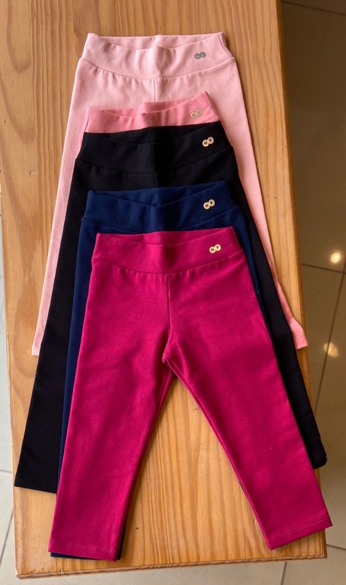 CALCA LEGGING MOLECOTTON BASICA LISA MENINA HAVE FUN - CALÇA MENINA - cf-cor-marinho - cf-cor-preta