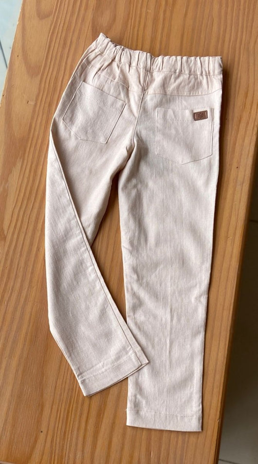 CALÇA SOCIAL EM VISCOLINHO COM BOLSO E AJUSTE INTERNO MENINO MINI LORD - CALÇA MENINO - MENINO - SOCIAL MENINO