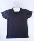CAMISETA MANGA CURTA GOLA CARECA LISA MENINO LUI BAMBINI - CAMISETA MENINO - cf-cor-preta - MENINO