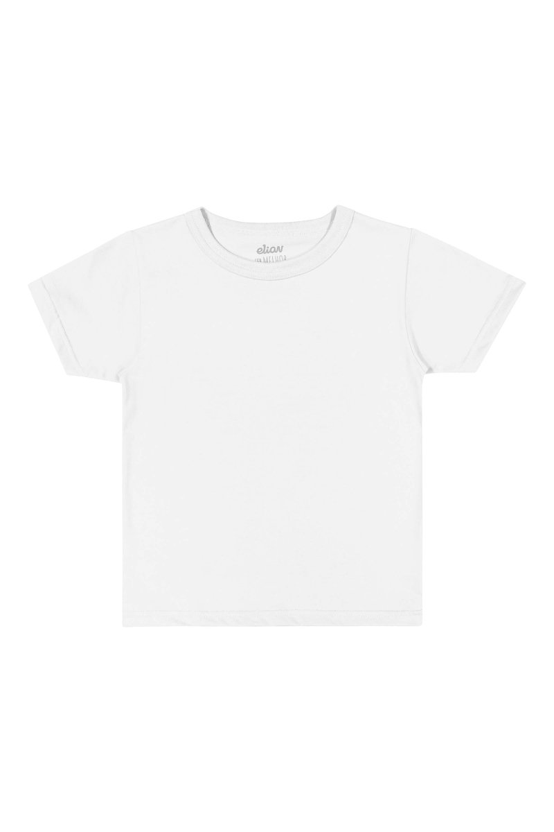 CAMISETA MANGA CURTA GOLA REDONDA LISA BÁSICA MENINO ELIAN - CAMISETA MENINO - MENINO - NATAL MENINO